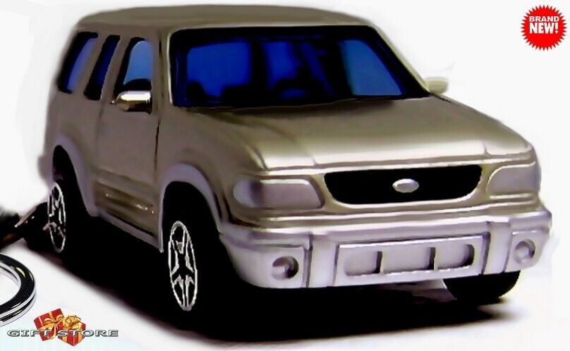 VERY RARE KEYCHAIN GOLD FORD EXPLORER CUSTOM Ltd Ed. GREAT GIFT MOTORMAX