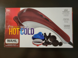 Wahl Hot Cold Therapy Custom Body Therapeutic Massager w/ 7 Attachments NEW PSJ - £19.32 GBP