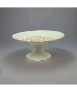 VTG  Lenox 5&quot; Mini Compote Candy Dish Gold Floral Design w/ Gold Trim Fo... - $19.35 CAD