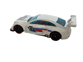 Hot Wheels &#39;16 Cadillac ATS-V Diecast Toy Car White Sporty Spoiler Red R... - £2.34 GBP