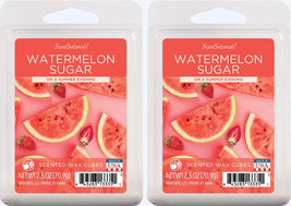 Scentsational Scented Wax Cubes 2.5oz 2-Pack (Watermelon Sugar) - £8.75 GBP
