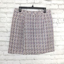 Listicle Skirt Womens Large Multi Color Tweed Straight Wrap Skirt Lined - £27.47 GBP