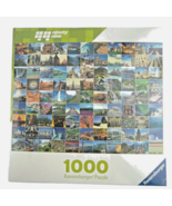 Ravensburger Jigsaw Puzzle 1000 Piece Ninety Nine Beautiful Places  - £18.98 GBP