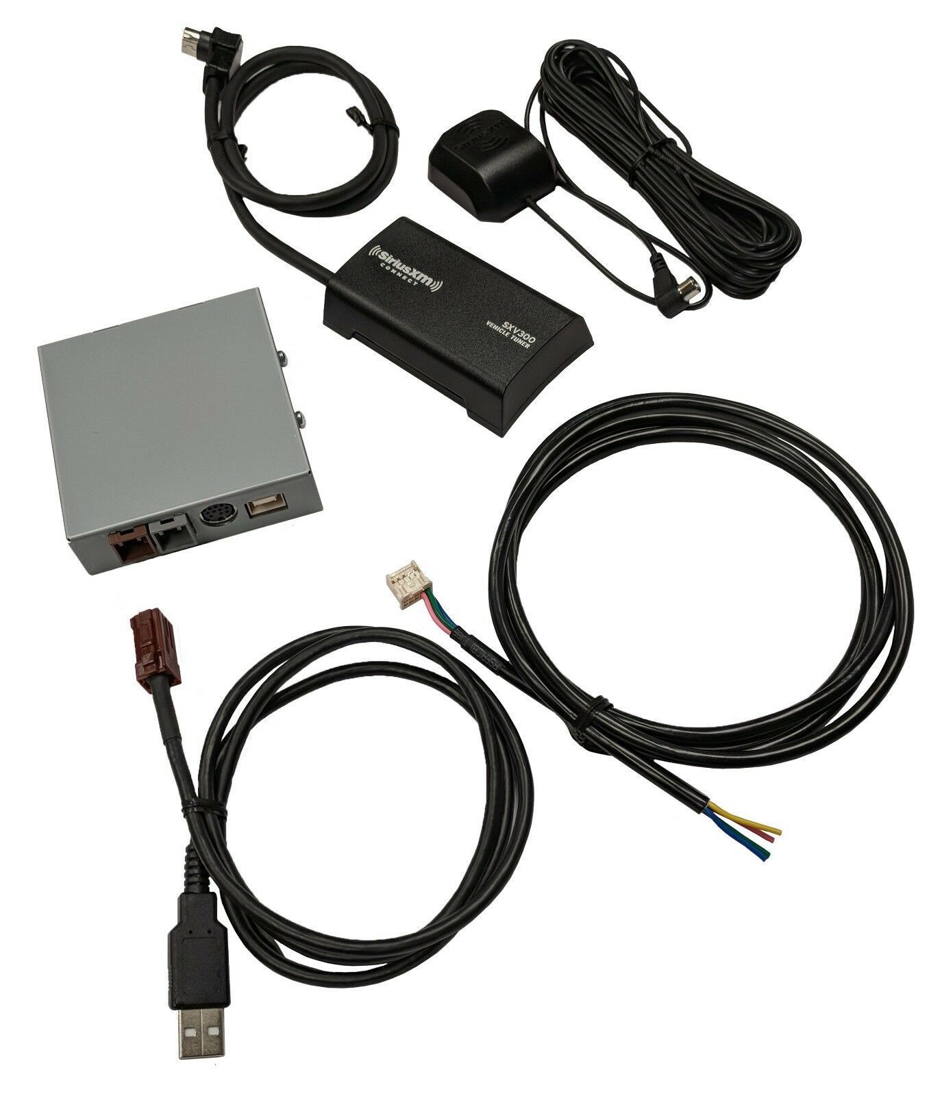Primary image for SiriusXM satellite radio kit. Display & control from 2018+ Dodge factory stereo