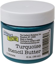 Crafter&#39;s Workshop Stencil Butter 2oz-Turquoise - £11.87 GBP