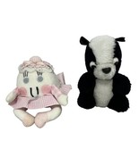 Vtg Treasure Masters Snuggle Ups Plush Skunk Humpty Dumpty Girl Egg Lot ... - $19.44 CAD