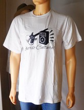 Skyland Tees Men&#39;s T-Shirt Size XL &quot;Electric Culture&quot; Music Guitar - 100% Cotton - £10.53 GBP