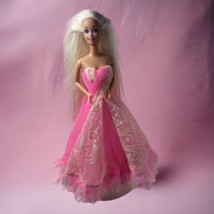Vintage 1994 Dance And Twirl Barbie Doll Mattel Original Pink gown NOT WORKING - £8.59 GBP