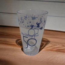 Disney Parks WDW Exclusive 50th Anniversary EARIDESCENT 4 Plastic Juice Cups NEW - £24.28 GBP