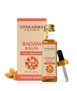 Ayurvedic Natural Cold Pressed Sweet Almond Oil 100ml Rogan Hair Skin Bo... - £31.85 GBP