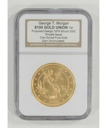 2005 George T. Morgan Proposed Gold Union 1 Oz 999 Fine Gold Gem Unc Box - £2,381.41 GBP