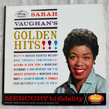 Sarah Vaughan LP 33rpm Golden Hits 1961 Mercury Hi-Fidelity MG-20645 - £11.59 GBP