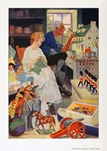 Edwin John Prittie, The toy maker and his daugther work in a room full of toys,  - £65.29 GBP