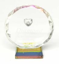 Home For ALL The Holidays Glass Birthstone Plaque 2.5 Inches (April) - $10.00