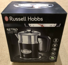 Russell Hobbs Retro Jug Kettle Black - £39.40 GBP