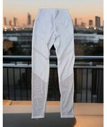 ALO Yoga White Mesh 7/8 Leggings Size Small Athletic Pants Outdoor Sports - $32.67