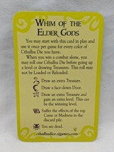Munchkin Cthulhu Whim Of The Elder Gods Promo Card - £14.00 GBP