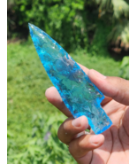 Game of Thrones Dagger | 5.5–6&quot; Blue Aqua Obsidian Glass Blade | Handmad... - €12,65 EUR+