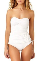 Msrp $60 Anne Cole Twist Front Bandeau Tankini Swim Top Only Size Xs (Defect) - £9.38 GBP