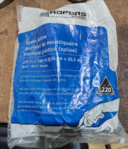 Screen Spline 0.22&quot; D X 100&#39; ft. L  Black - ADFORS FCS8526-U - $17.41