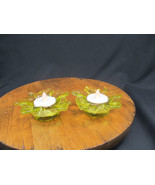Green leaf candle holders - €9,81 EUR
