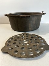 Vintage Wagner Ware Sidney -O- 1268 C Cast Iron Dutch Oven Roaster No Lid 10&quot; - £44.88 GBP