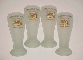 Set of 4 TOMMY BAHAMA 8 3/4&quot; Paradise Bowl Luau Relaxation Frosted Tumbler - $37.96