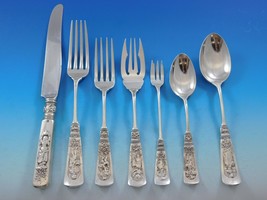 Fontainebleau by Gorham Sterling Silver Flatware Set for 8 Service 73 Pieces - £8,530.56 GBP