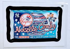 2016 Topps MLB Baseball Wacky Packages New York Yankees Yankee Doodle Candy Stic - $3.50