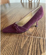 Karen Scott suede burgundy shoes in size7 - $16.00