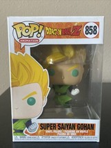 Funko Pop Animation Dragon Ball Z Super Saiyan Gohan Vinyl Figure 858 - £12.01 GBP