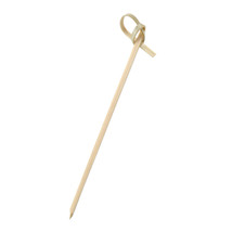 Pack of 100 Knot Knotted Bamboo Toothpicks Picks - 4&quot; or 7&quot; - £7.12 GBP+