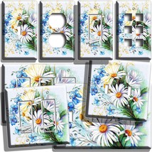 Vintage Daisies Flowers Bouquet Light Switch Outlet Wall Plate Floral Room Decor - £9.61 GBP+