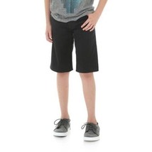 Wrangler Boy&#39;s Advanced Comfort Shorts Size 6 Regular Black Color Active Flex - £12.08 GBP