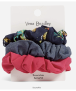 Vera Bradley Set Of  3 Scrunchies Toucan Party Pattern NWT - $19.30 CAD