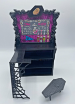 Monster High Clawdeen Wolf Coffin Bean Playset Coffee Bar Table Furniture Set - £5.94 GBP