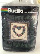 Bucilla Needlepoint HEARTS &amp; FLOWERS 4509 - NEW Unopened 14X 14&quot; Plus Ru... - £23.18 GBP