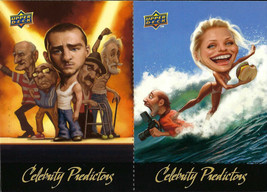 2010 Upper Deck CP-3/4 Celebrity Predictors Cameron Diaz Justin Timberlake - £5.33 GBP