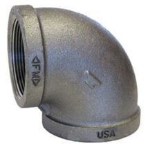 Anvil 8700123758, Malleable Iron Pipe Fitting, 90 Degree Elbow, 3/4&quot; NPT... - $24.64 CAD