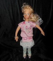 VINTAGE MATTEL 1986 HOT LOOKS DOLL STUFFED ANIMAL PLUSH BLONDE GIRL W/ O... - £37.12 GBP