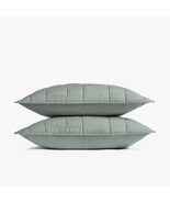 Parachute Cozy Block Quilted Sham Set Standard Jade - $544.33 MXN