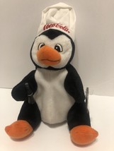 Coca-Cola Penquin in Chef's Hat Everyday Plush Bean Bag 1998  Vintage￼ - $14.74