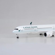 1/142 47CM Airplane Model A350 Cathay Pacific Airline With Lights Landing Gears - £76.91 GBP+