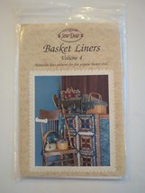 Basket Liners Volume 4 Sew Dear Sewing Pattern Large Small Picnic Sizes 1996 - £9.86 GBP