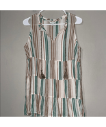 J. Jill Green and Brown Striped Top - $258.08 MXN