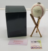 *B4) Eye on the Ball Chromascope Kaleidoscope Baseball Polished Metal Ba... - $922.49 MXN