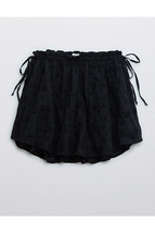 Aerie Side Tie Skirt Womens True Black M - $17.23