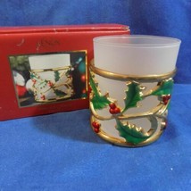 LENOX HOLIDAY GOLD CHRISTMAS VOTIVE / TEA LIGHT - ORIGINAL BOX - $14.94