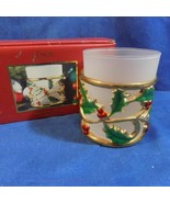 LENOX HOLIDAY GOLD CHRISTMAS VOTIVE / TEA LIGHT - ORIGINAL BOX - $14.94