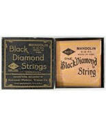 1930s BLACK DIAMOND STRINGS Vintage BOX Mandolin G Or 4th Steel 759 Nati... - £19.43 GBP